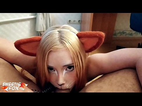 ❤️ Kitsune ingoia cazzo è cum in bocca Pornografia dura à noi ️❤